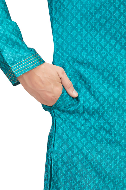 Mens Brocade Kurta Set