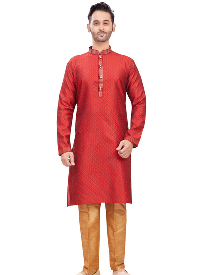 Mens Brocade Kurta Set