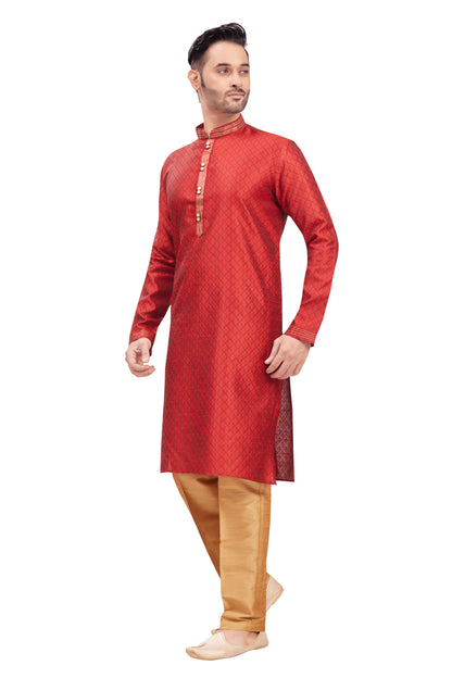 Mens Brocade Kurta Set