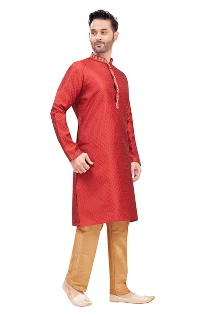 Mens Brocade Kurta Set