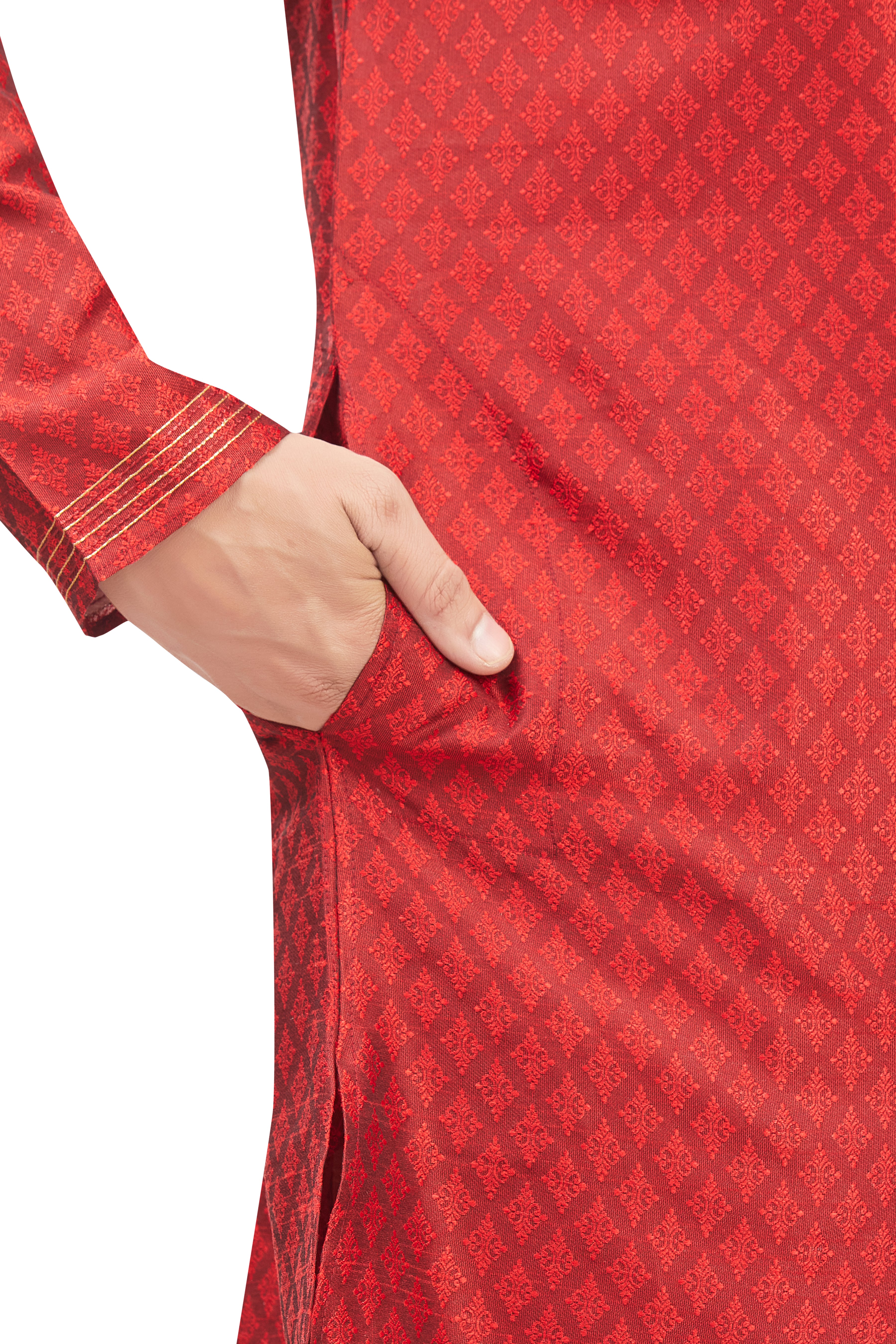 Mens Brocade Kurta Set