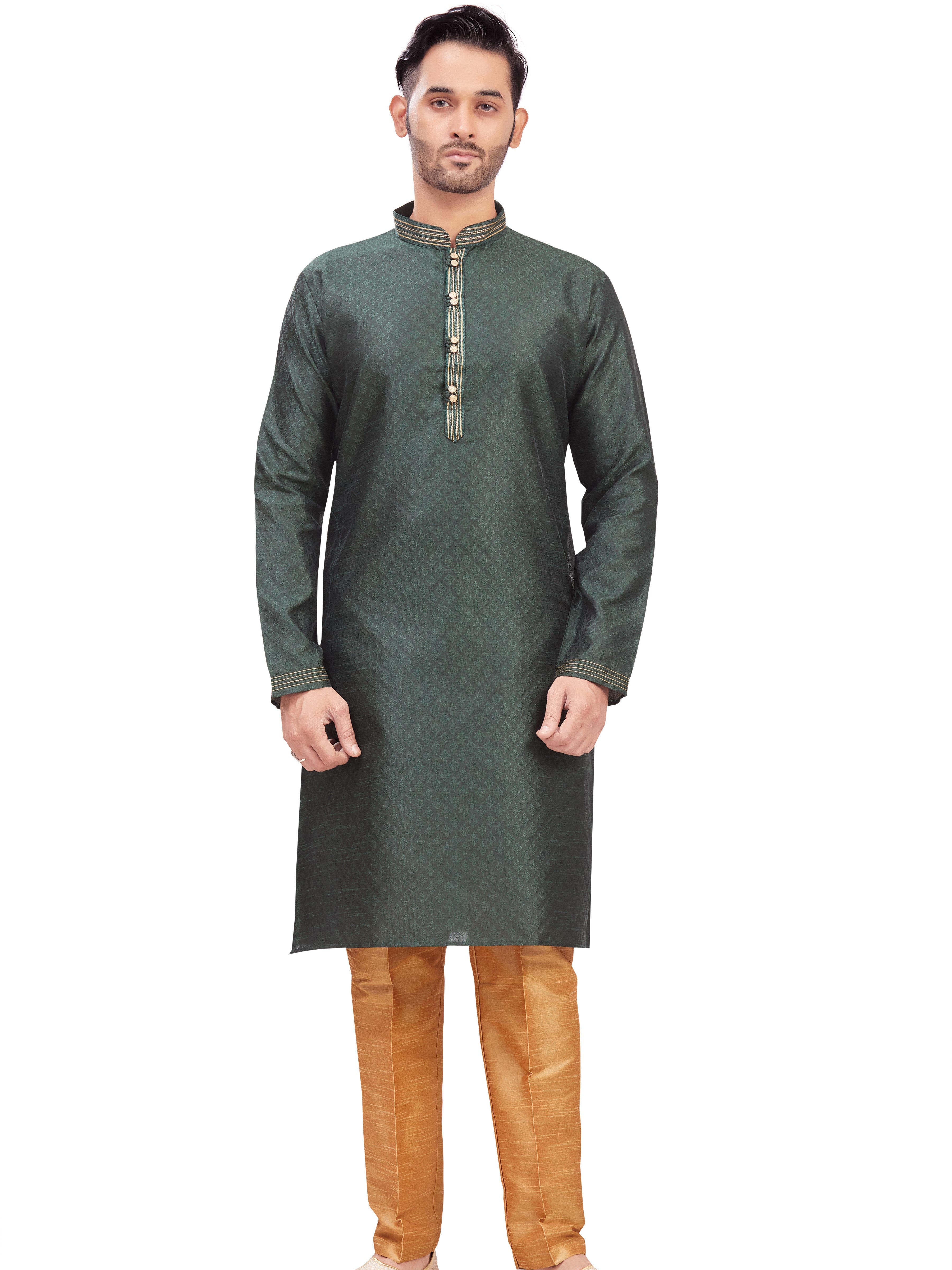 Mens Brocade Kurta Set