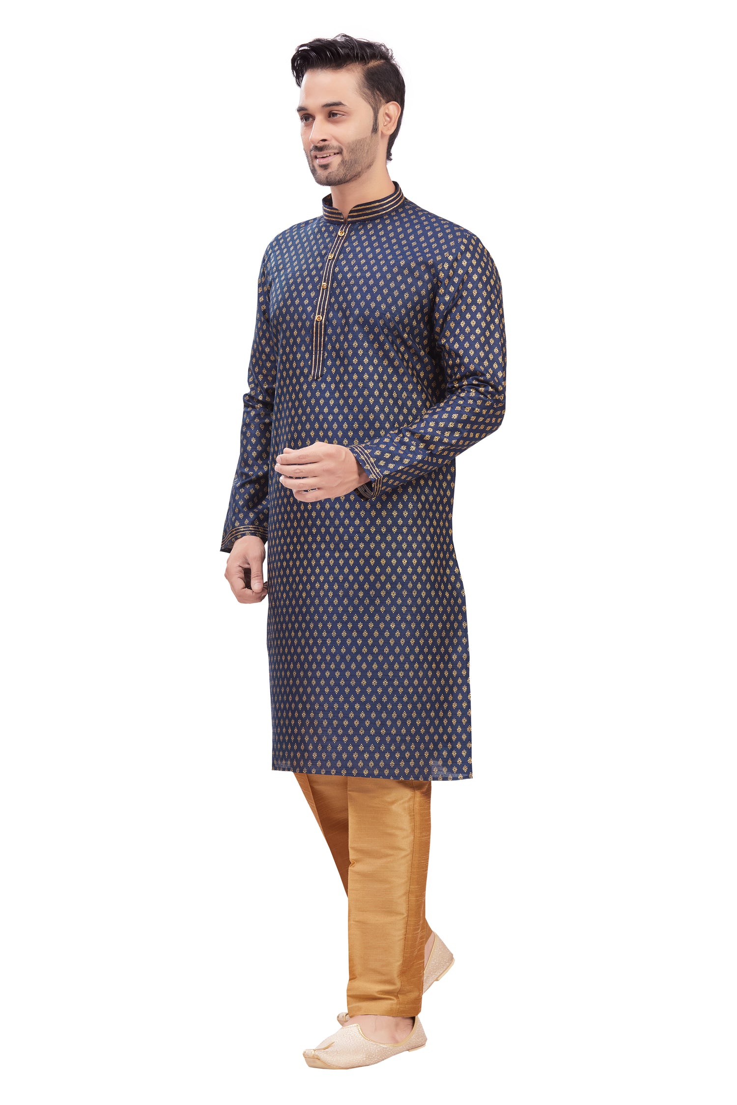 Mens Printed Kurta Set