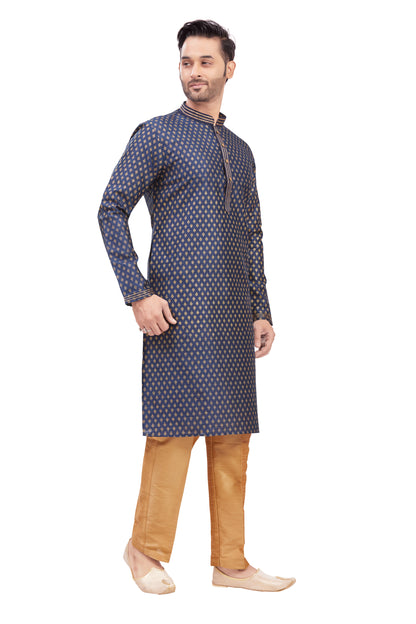 Mens Printed Kurta Set