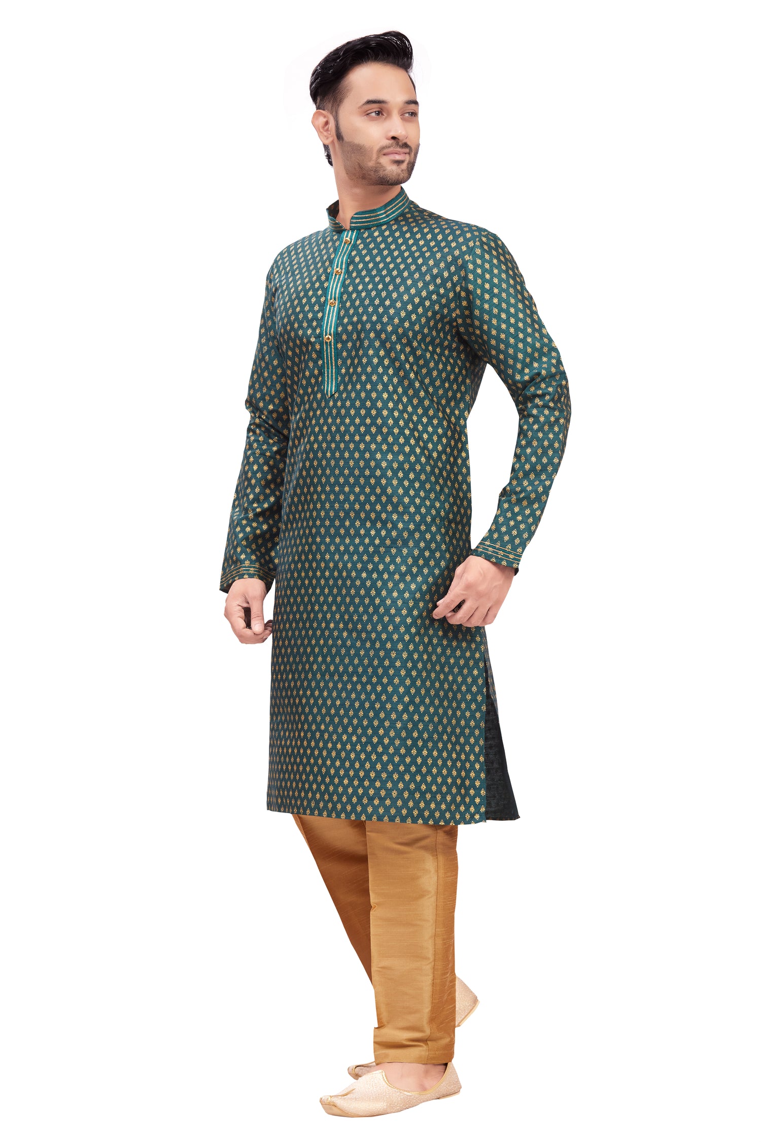 Mens Printed Kurta Set