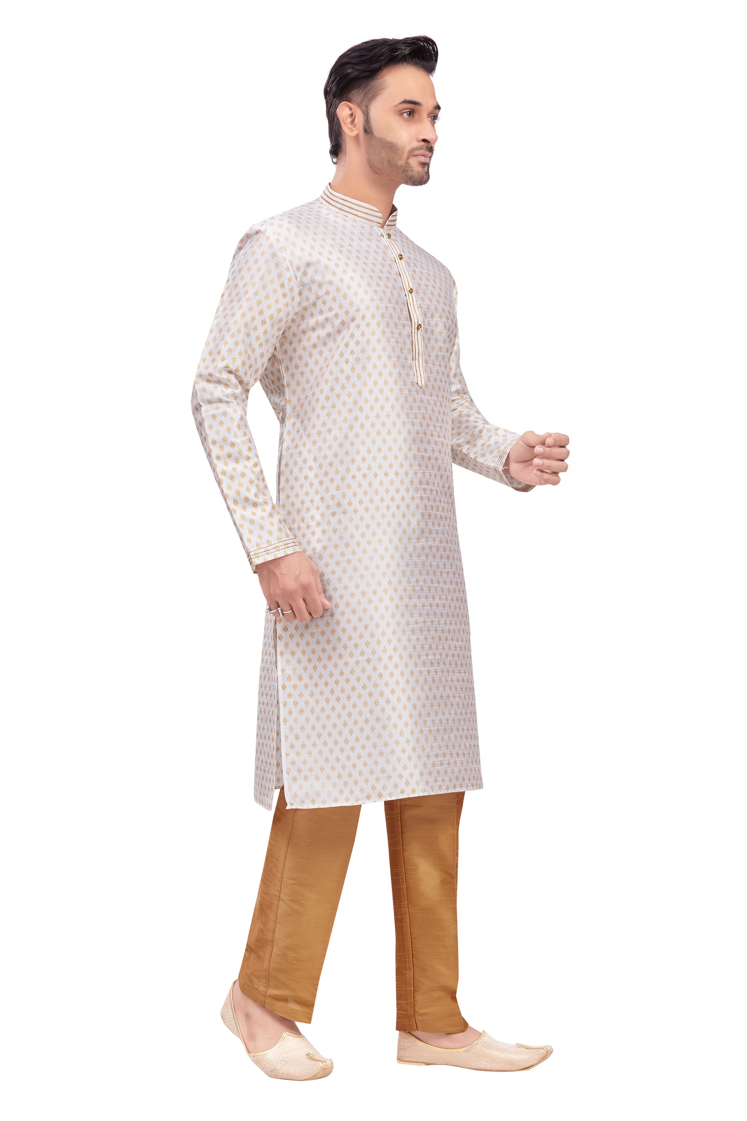 Mens Printed Kurta Set