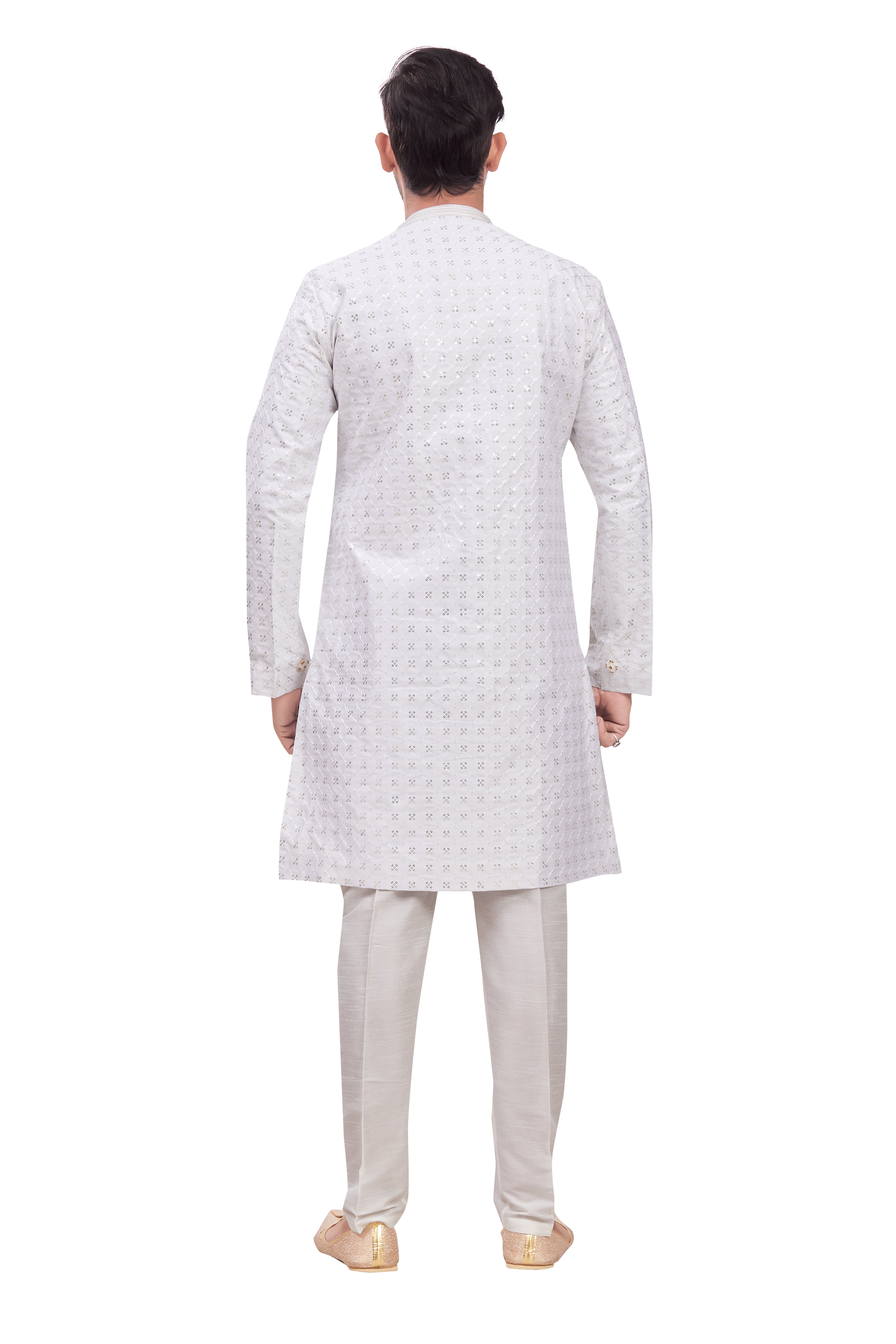 Mens Tiki Resham Kurta Set