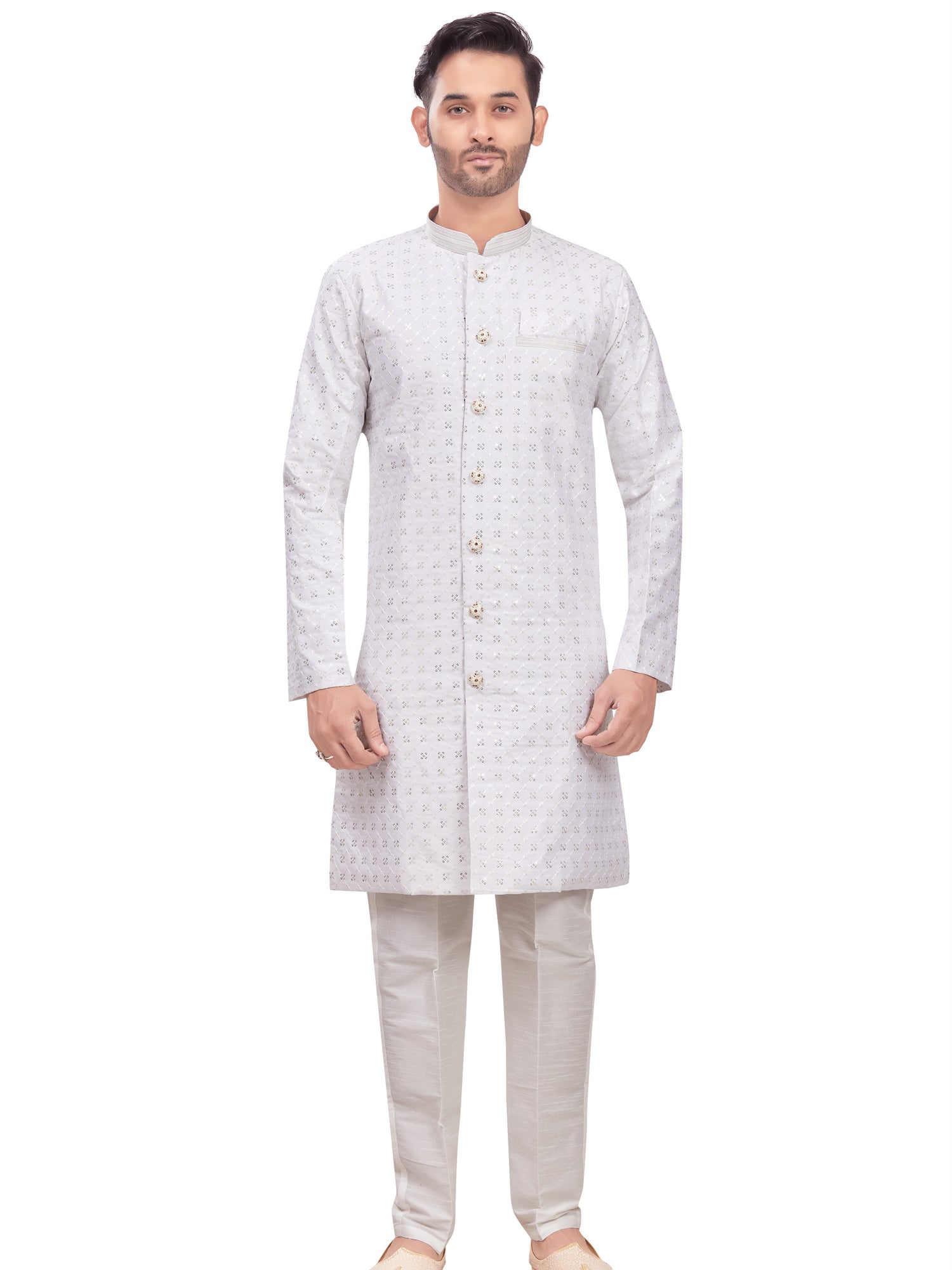 Mens Tiki Resham Kurta Set