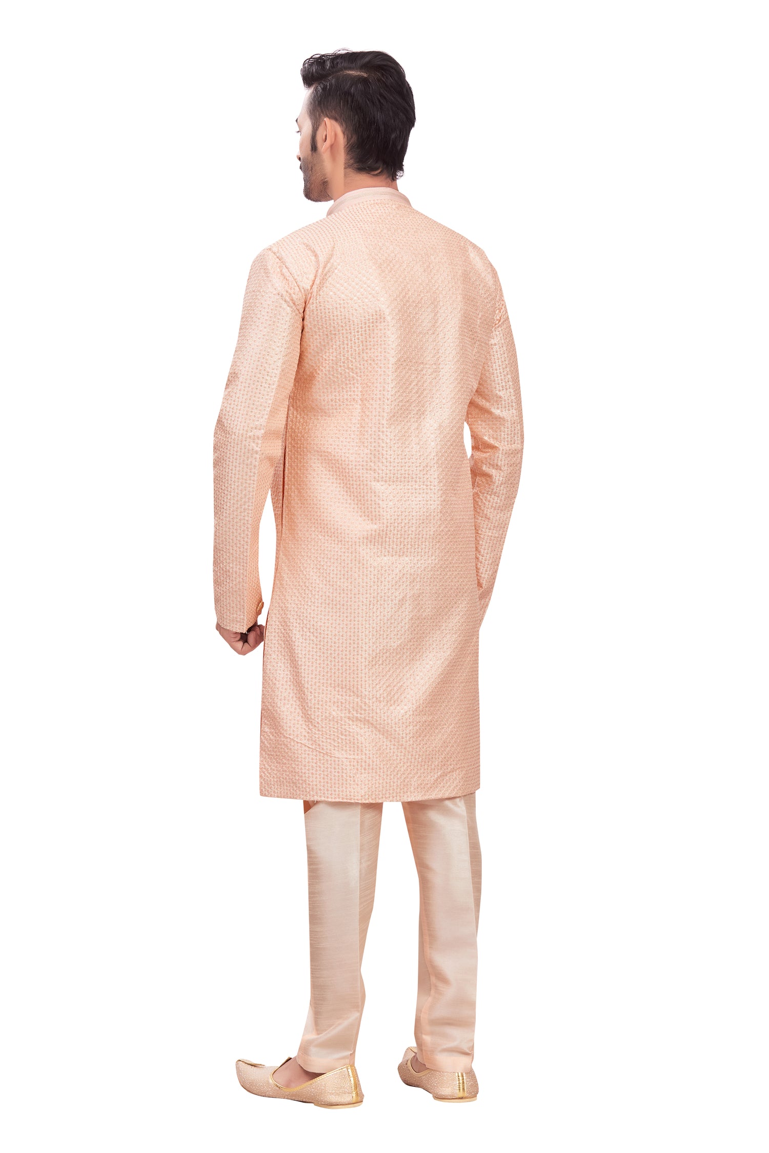 Mens Tiki Resham Embroidered Work Kurta Set