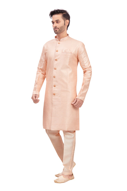 Mens Tiki Resham Embroidered Work Kurta Set