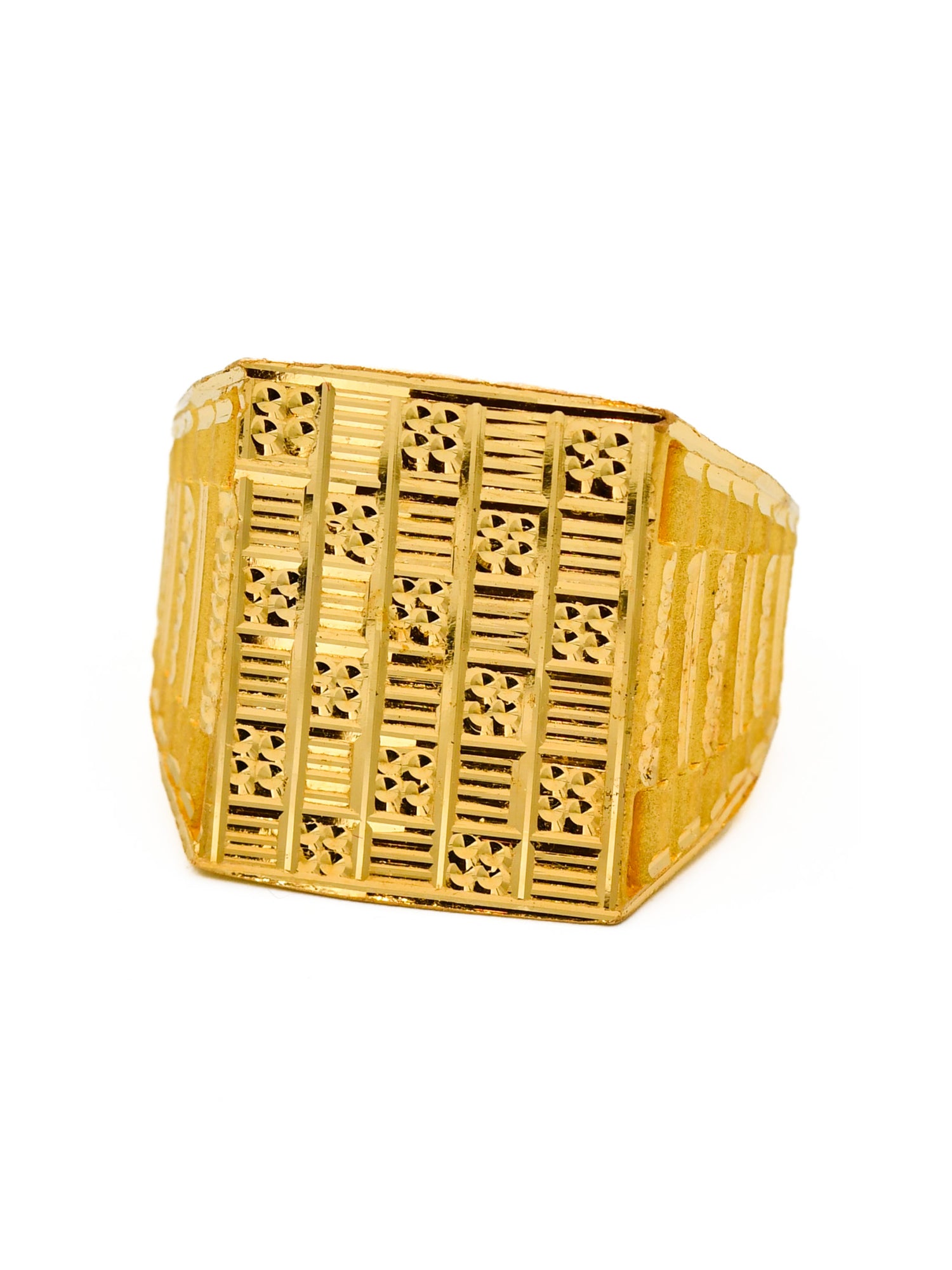 22ct Gold Mens Ring - Roop Darshan