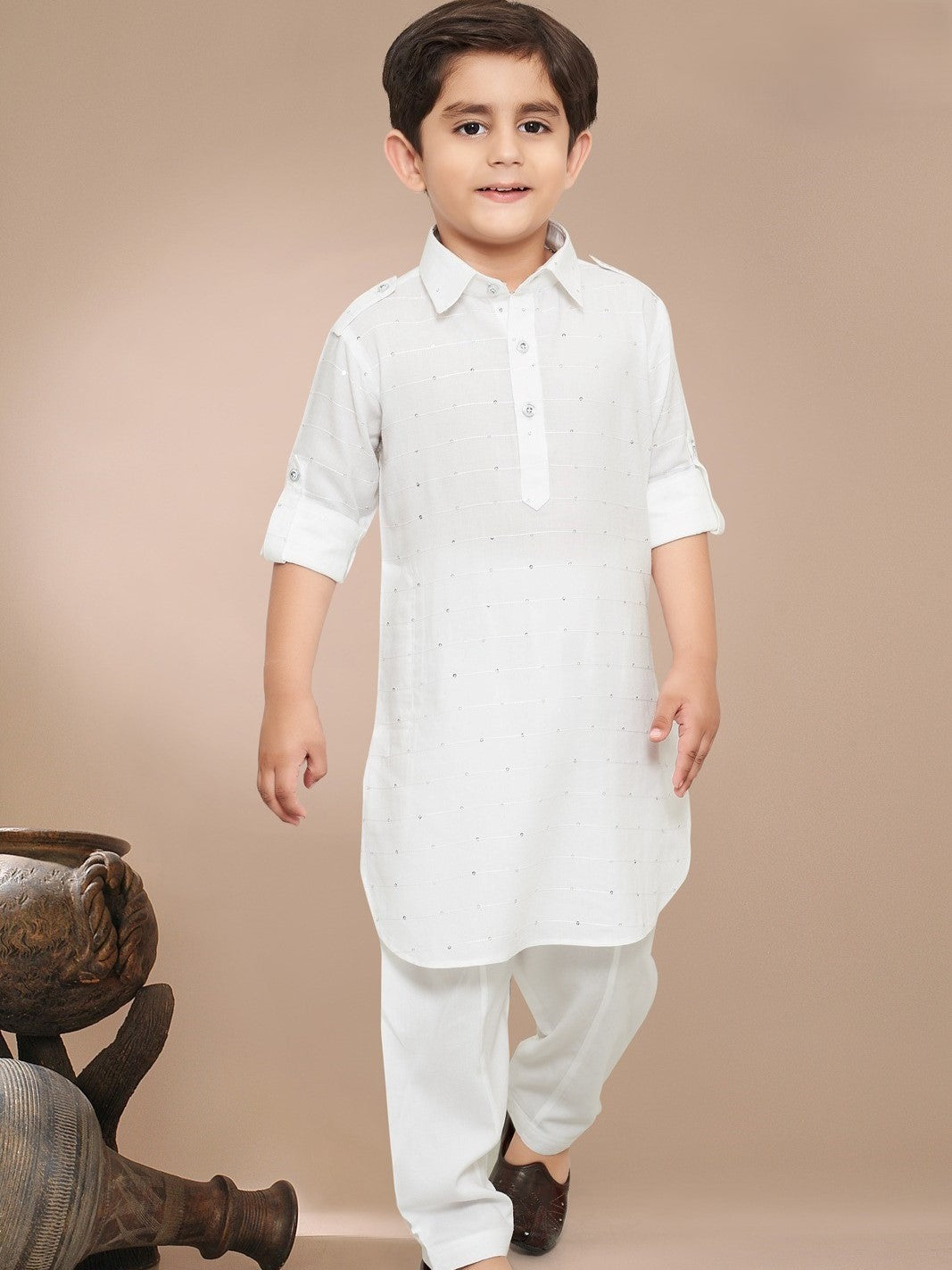 Boys Fold-Up Kurta Set