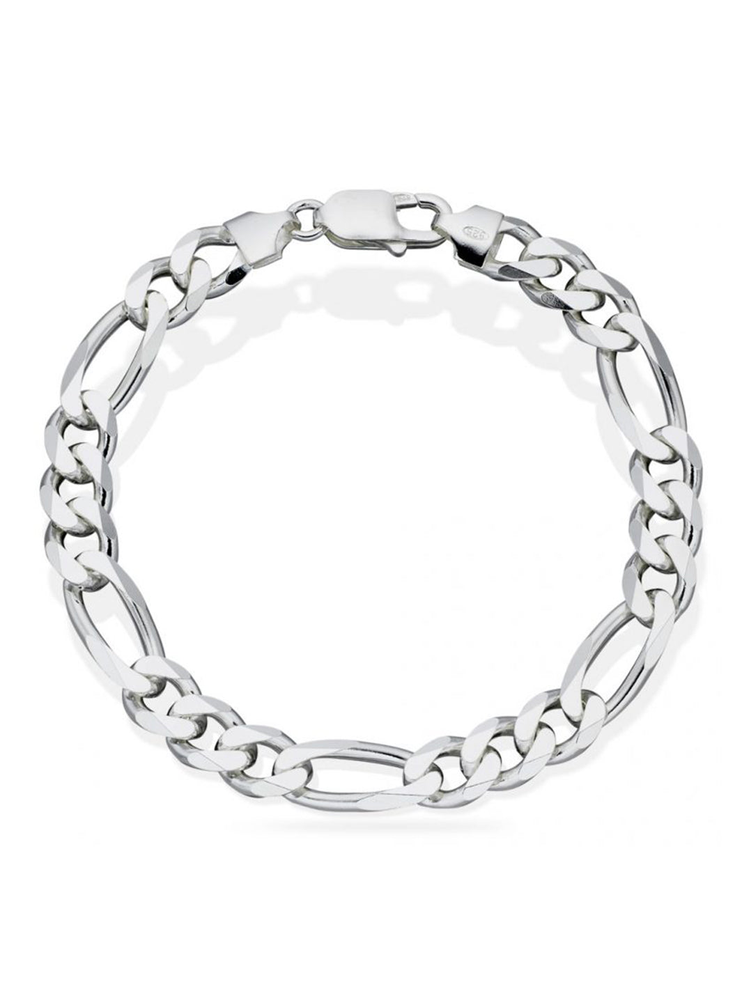 Silver Figaro Mens Bracelet - Roop Darshan