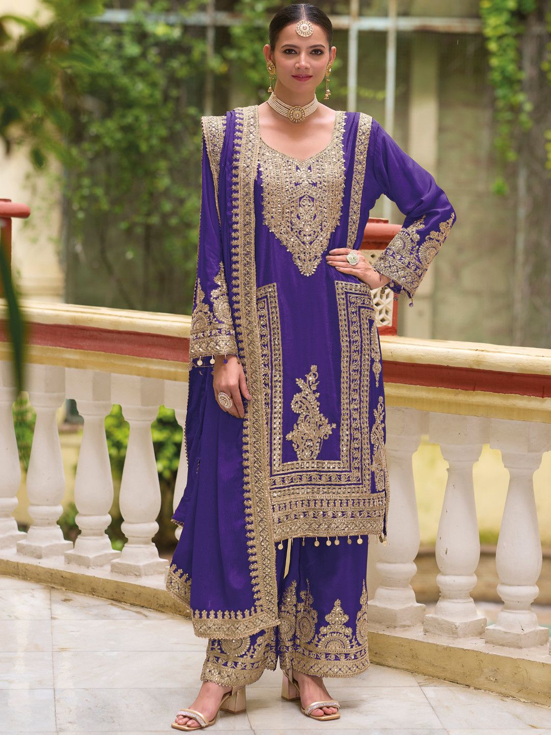 Aashmi Palazzo Suit